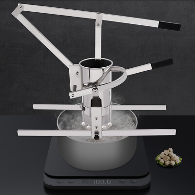 Manual Meatball Maker Machine Fish Pork Beef Meatball Making Device Adjustable