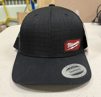 NEW - Milwaukee 505B GridIron Snapback Trucker Hat