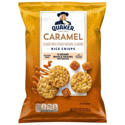 Quaker Caramel and Apple Cinnamon Flavored Rice Crisps Multiple Pack 0.91 oz. - Picture 2 of 34