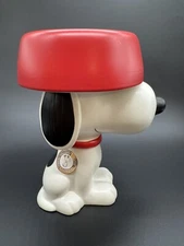 Hallmark 2022 Peanuts Snoopy Ceramic Food Bowl Coin Bank Charlie Brown - New