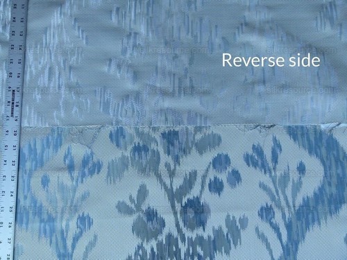 By Yd Scalamandre VISBY TAHOE BLUE OLD WORLD WEAVERS 100% SILK Lampas RP USD896 - 第 9/11 張圖片