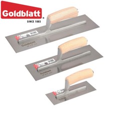 Goldblatt 3-Pieces Drywall Trowel Masonry Trowel Sets 14''x4'',12''x 4'',8''x 3"