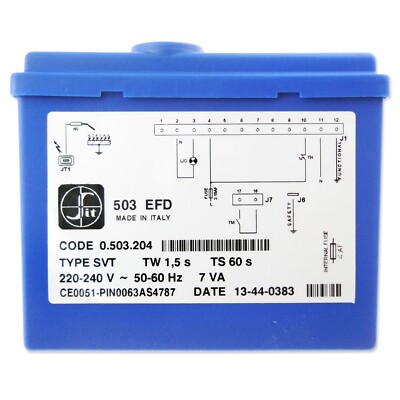 0.503.204 SIT 503-EFD SVT BLUE BOX GASVENTIL ZÜNDSTEUERGERÄT 0503204 503204
