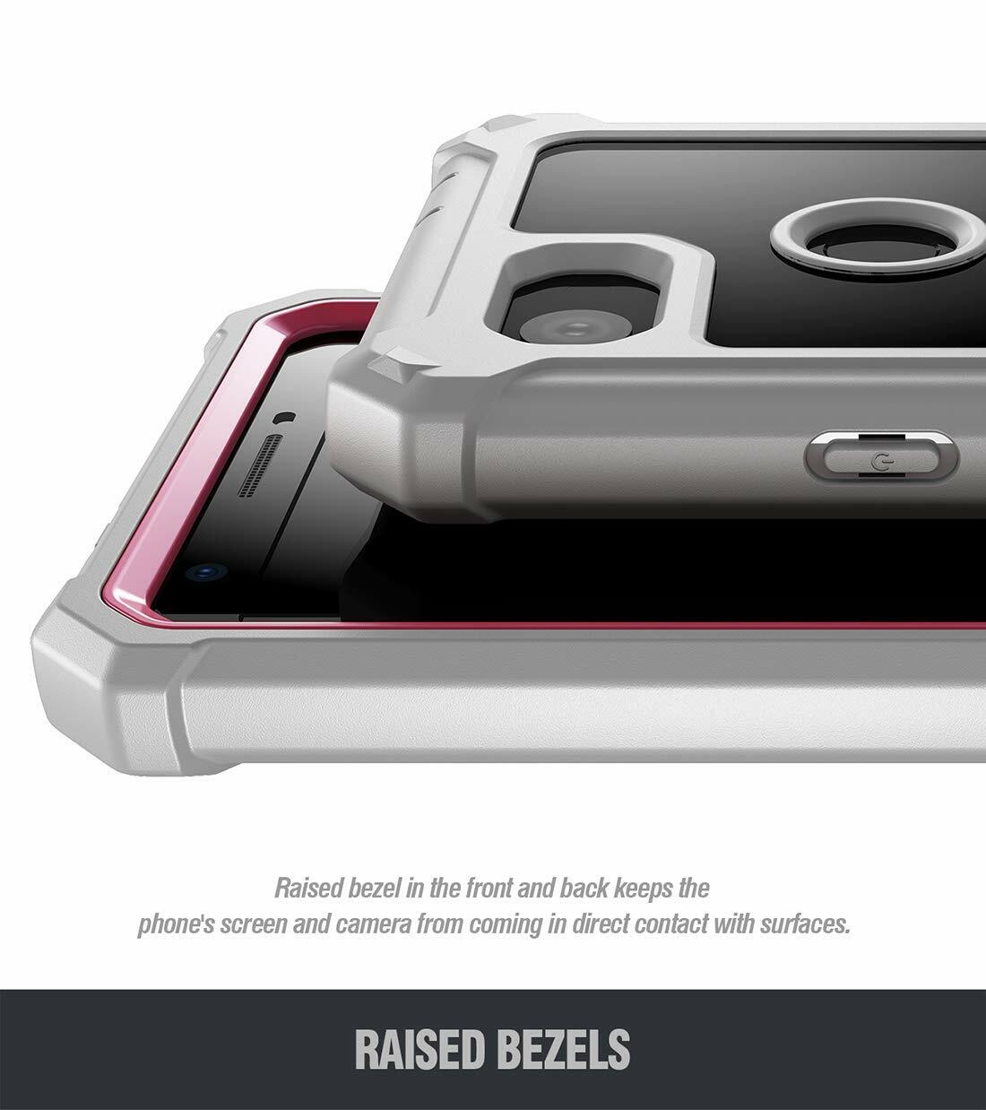 For Google Pixel 3a Case | Poetic [Built-in Screen Protector] Hybrid Cover Pink