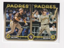 2024 TOPPS UPDATE SERIES Chandler Seagle RC / Mason McCoy RC, San Diego US227