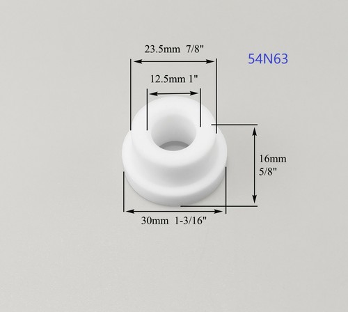 Aislante de lente de gas 54N63 TIG para antorcha de soldadura SR DB PTA WP 17 18 26 TIG 2 PK - Imagen 3 de 4