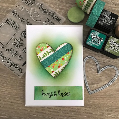 Washi Tape Floral Soft Pink Vintage Roses Flowers with Green Leaves 15mm x 10m - Picture 7 of 9