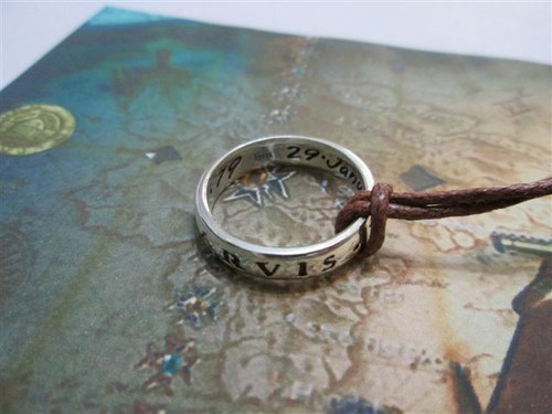 UNCHARTED Nathan Drake ring made sterling silver 925- handicraft - Afbeelding 2 van 10