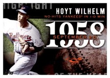 Hoyt Wilhelm 2015 Topps Update Highlight Of The Year Card #H-70
