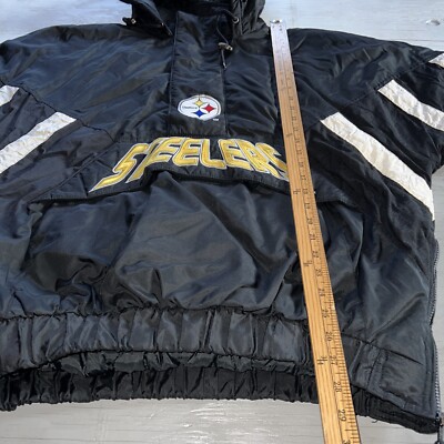 ウォームアップウェア 90s NFL Steelers STAETER vintage jacket Vintage 90's Starter Pro Line Pittsburgh Steelers Zip Up Winter