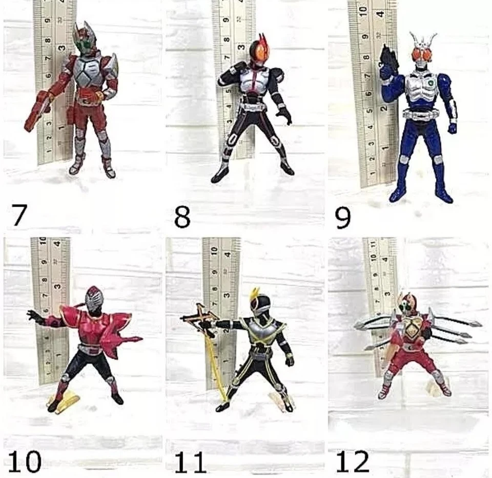FIGURA DE GASHAPON MONSTRUO KAIJU KAIJIN JINETE CAMEN ENMASCARADO Nº 1-24 BANDAI LOTE 6 Foto 3 de 4