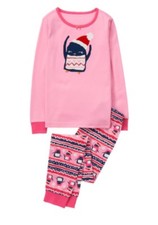 NWT Gymboree PENGUIN Pink Fair Isle Holiday Christmas Pjs Size 18-24 M