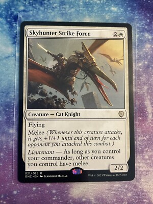 MTG- 1x NM Skyhunter Strike Force - ONC - Phyrexia ONE Commander 21 - Lieutenant