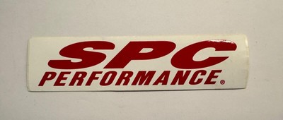 SPC Performance Red On White Spc Decal 6x1.5''
