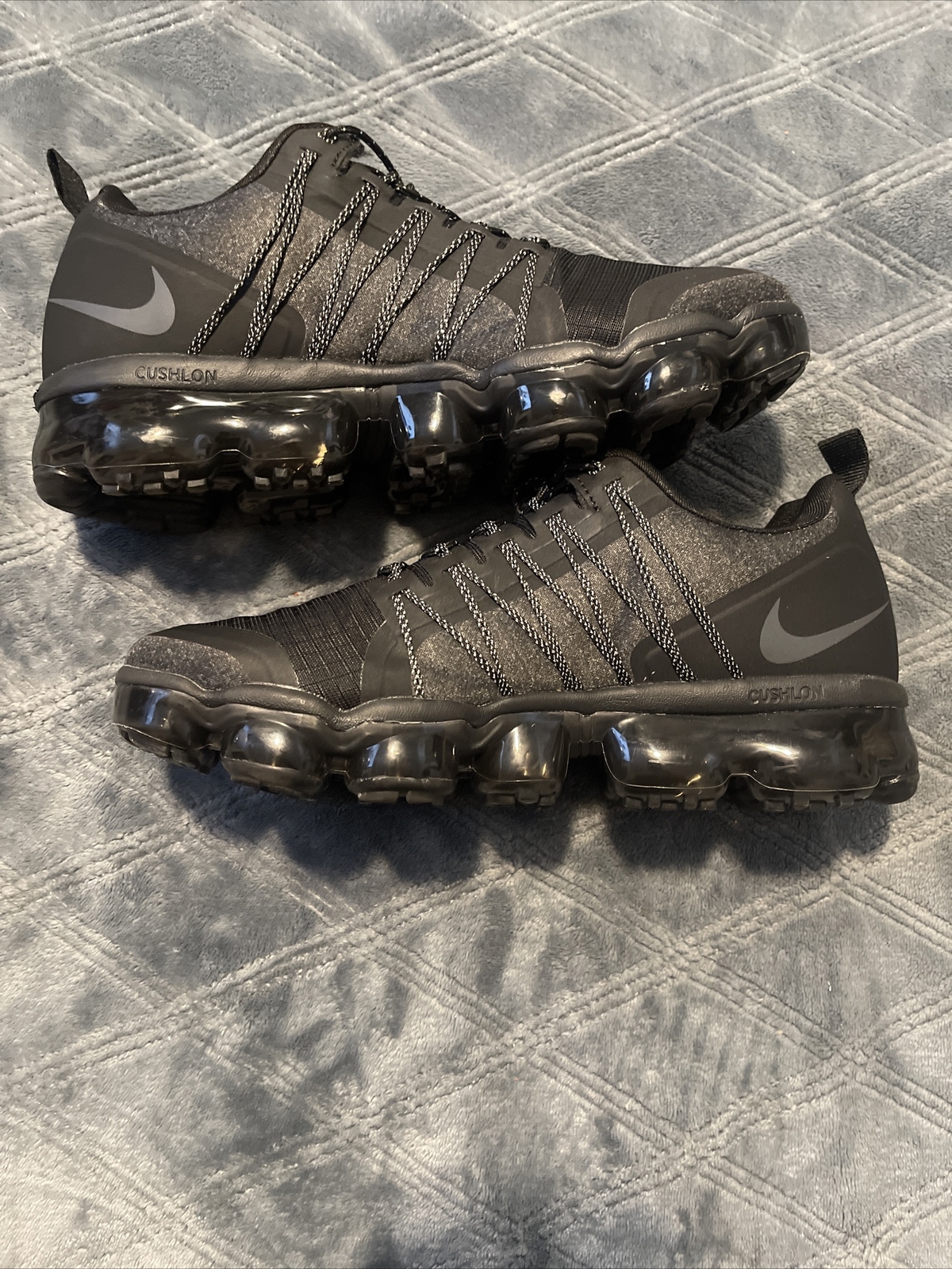 nike air vapormax run utility black reflect silver