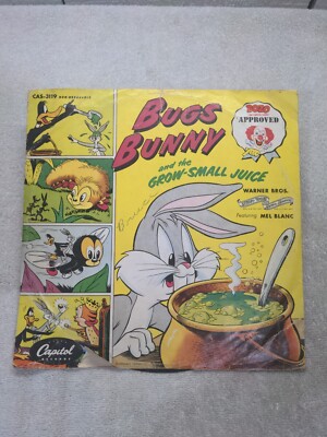 78 RPM Bugs Bunny and the Grow Small Juice Mel Blanc Columbia 32067