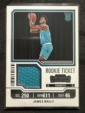 2023-24 Panini Contenders - Rookie Ticket Swatches #RTS-NNJ James Nnaji MEM