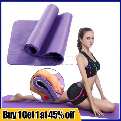 Non Slip Pilates Mat Thickness Mm Thick Workout Mat: 90CM 20MM NBR