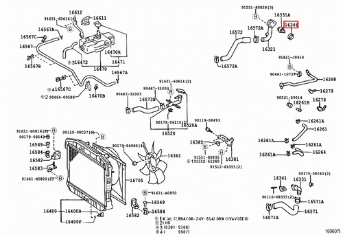 Genuine Lexus LX450 FZJ80 1FZ 4.5 Petrol Thermostat Gasket Seal - Picture 6 of 20