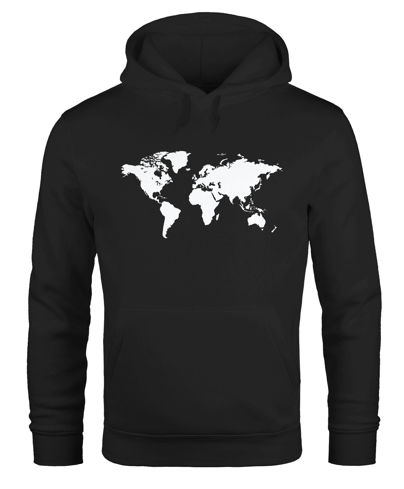 Толстовка с капюшоном мужская Карта мира World Map Hoodie Толстовка с капюшоном Moonworks 10090₽