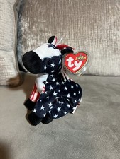 RARE TY Lefty 2000 Beanie Baby With Errors Political Donkey