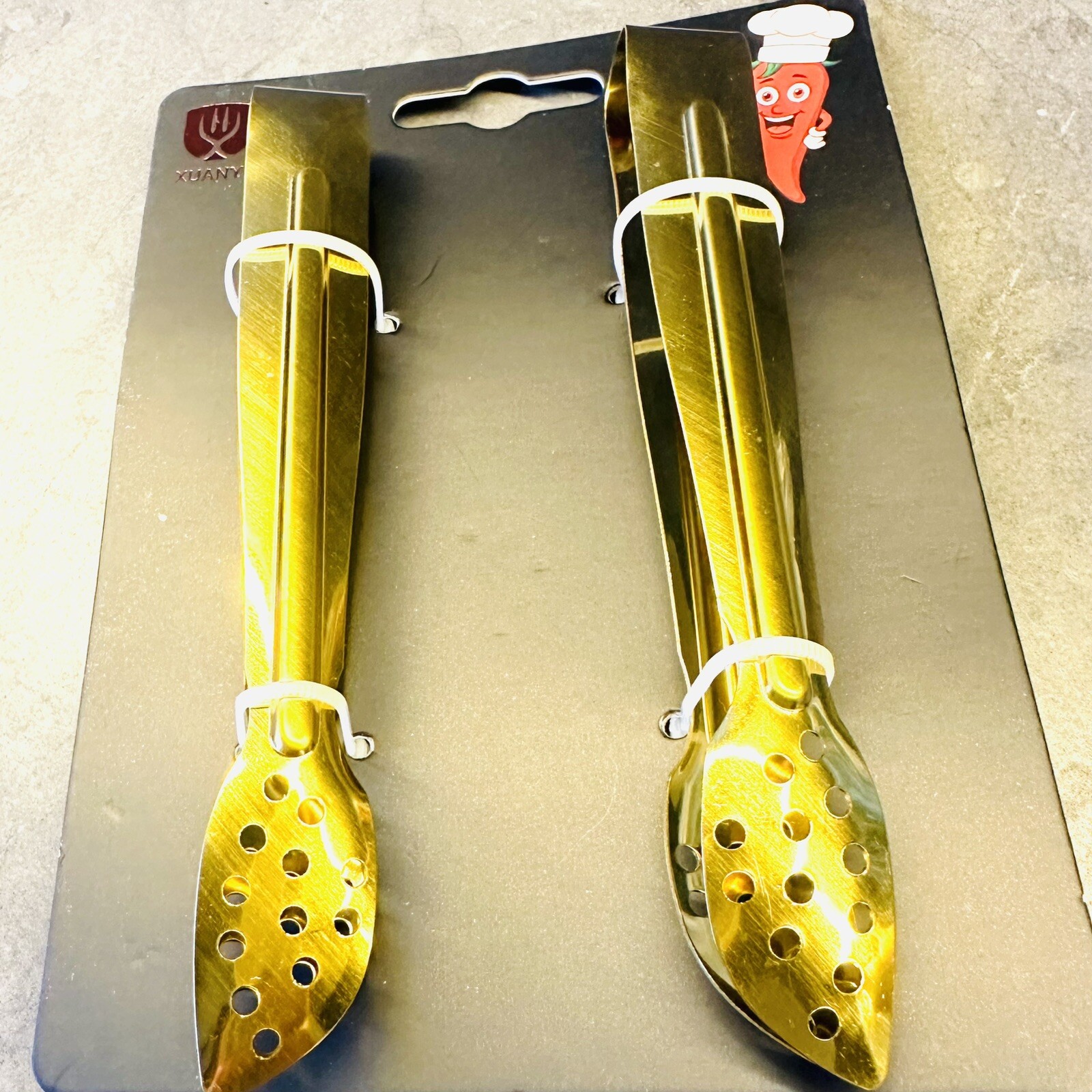 A Set of 2 Small Serving Tongs Ice Cube Food Kitchen Clips