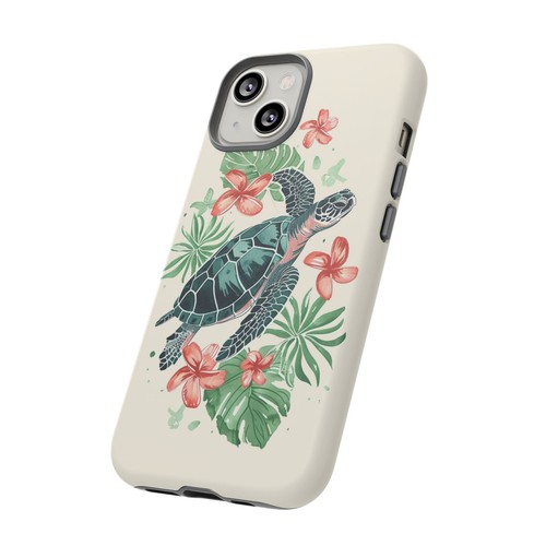 Tropical Turtle Island Flower Phone Case for iPhone, Samsung Galaxy, Pixel - Picture 55 of 175