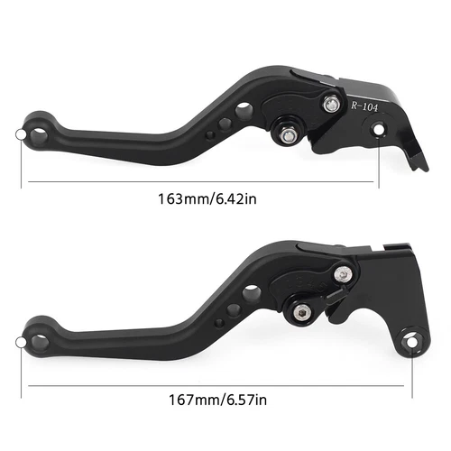 R1 Short Brake Clutch Levers For YAMAHA YZF-R1 YZFR1 1998-2024 Motorcycle - Picture 3 of 8