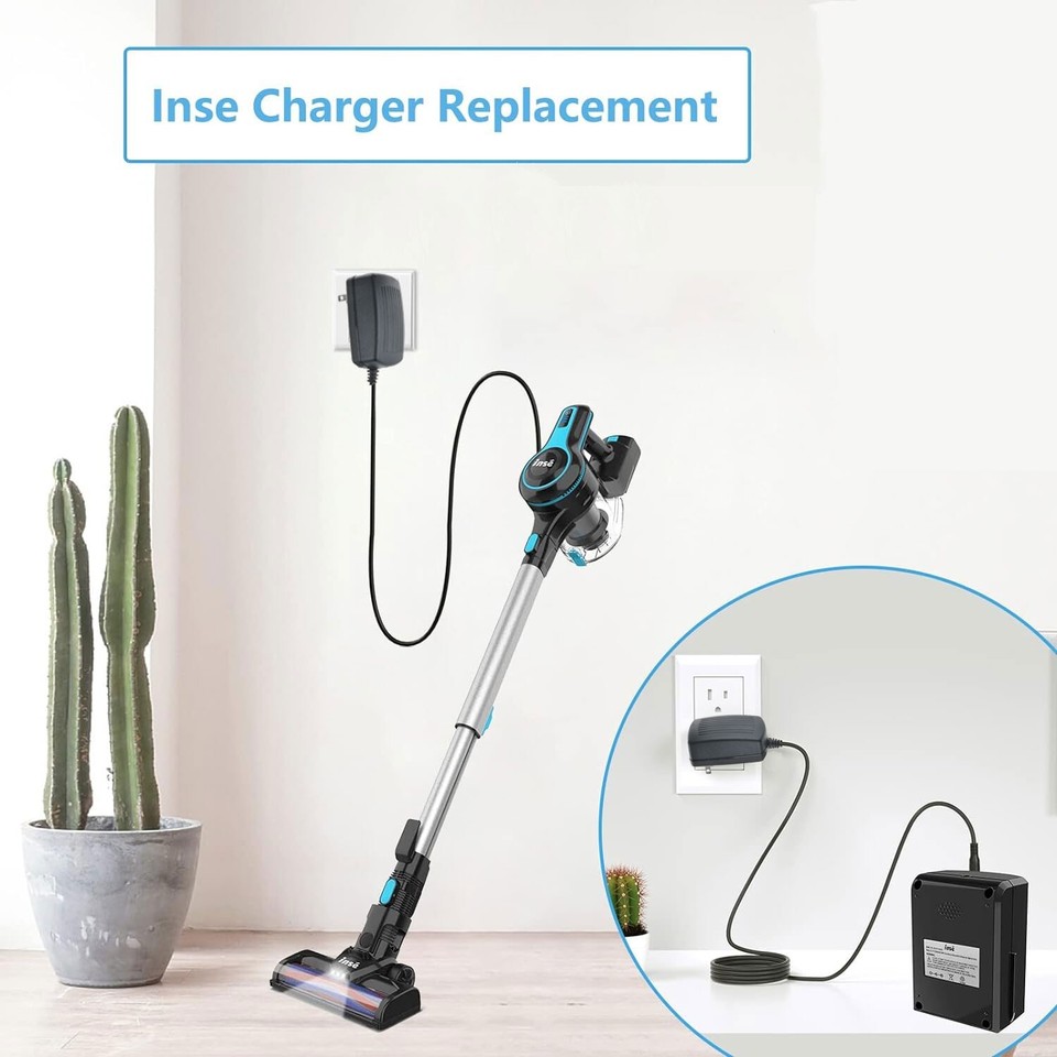 AC Adapter Charger For INSE N5S N5 N6 N6S V70 N6-1 N6-2 Cordless Vacuum ...