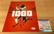 Darnell Mooney Chicago Bears Custom 1000 Yards Autographed 8X10 Photo PSA COA