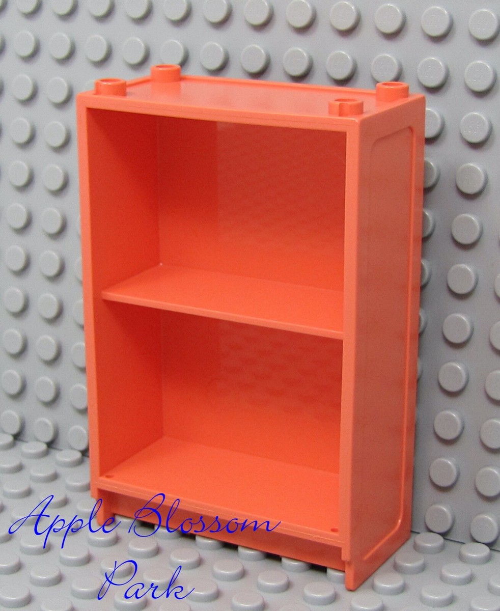LEGO Minifig Dark PEACH BOOK SHELF Girl Boy Elf Friends Story Bookcase  Bookshelf
