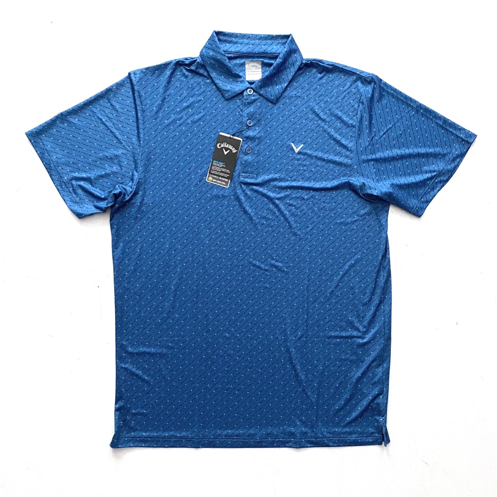 Callaway OptiDri Ballarta Blue Novelty Nwt Golf Shirt XLT eBay
