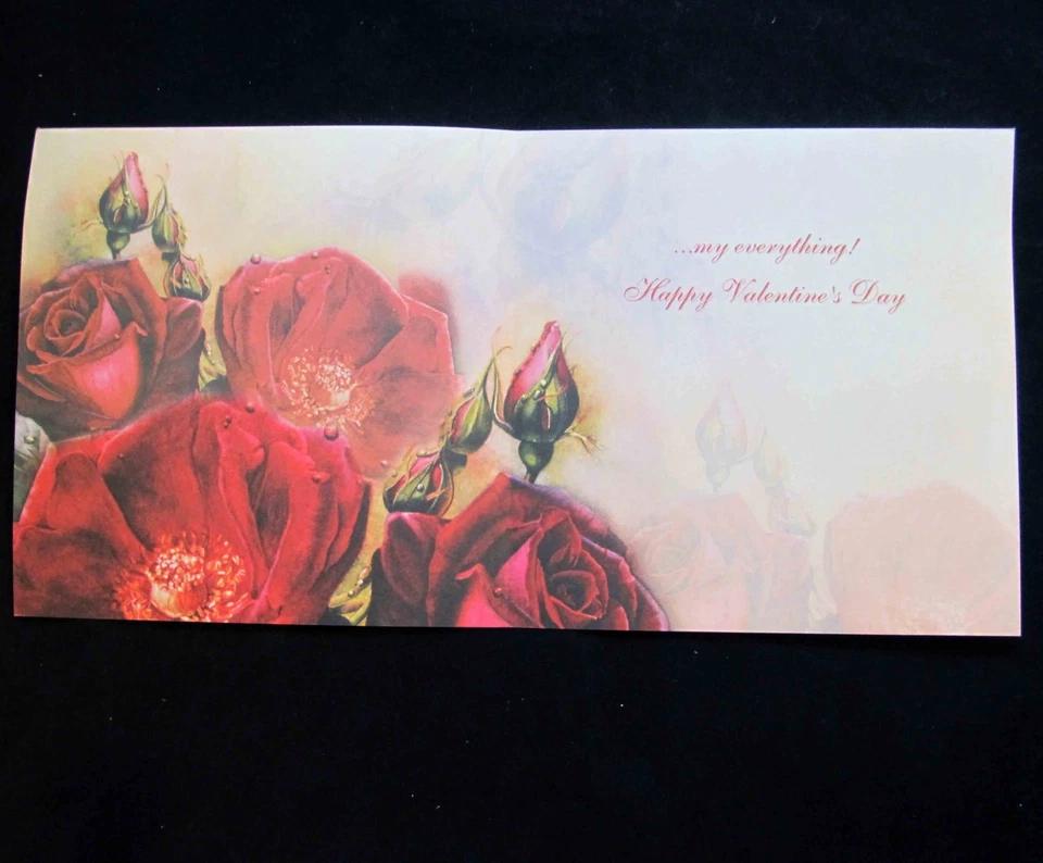 Leanin Tree Valentine Card Valentine's Day Romance Love Roses Flowers V36 - Image 2 of 2