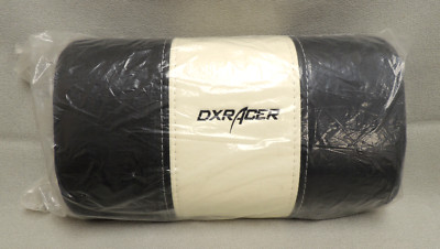 DXRACER  Gaming Chair LUMBAR Support Pillow Black & Off White / Clip release