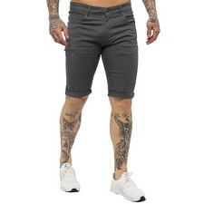 Kruze Chino Shorts Mens Slim Fit Cotton Stretch Casual Summer Beach Half Pants