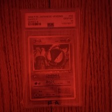 Gastly 1998 Japanese Vending Series 3 Green #92 PSA Graded Pokémon Card