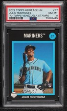 2022 Topps Heritage High Number Julio Rodriguez #37 PSA 8 0d75
