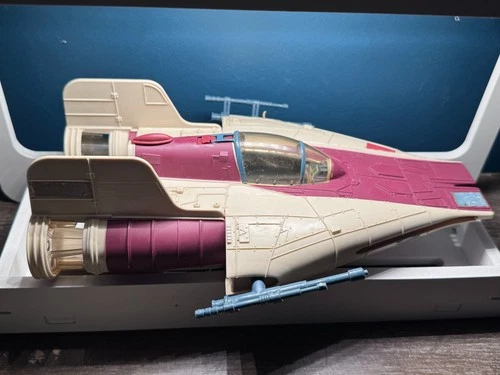 A-Wing Fighter 100% Complete Star Wars Droids 1985 Kenner Vintage Vehicle