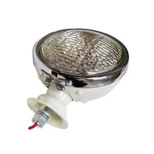 Headlight Assembly - 6v Round Tract-o-lite Chrome Ring Fits Ford 8n 9n 2n13006c