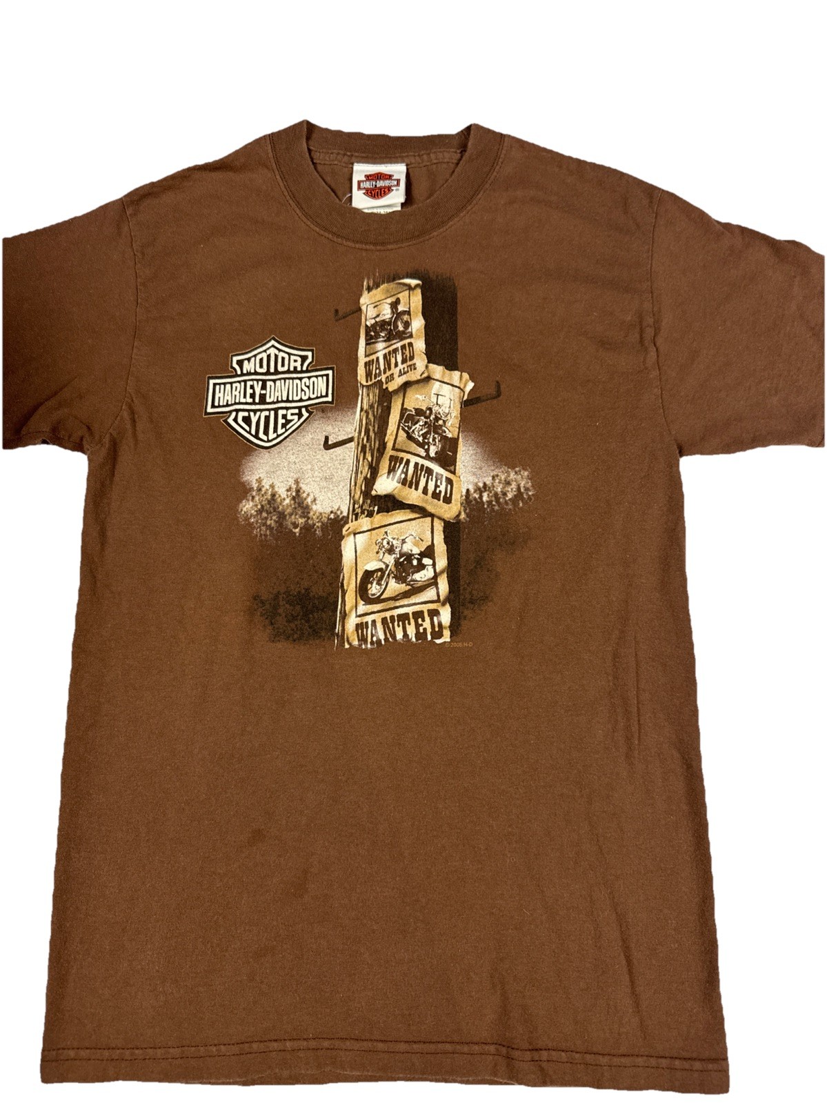 Vintage 2005 Harley Davidson Gettysburg, PA Battlefield Tshirt Size S