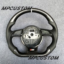 Carbon Fiber Steering Wheel Fit For Audi B8 B8.5 A5 A7 Rs5 Rs7 S3 S4 S5 S6 Sq5