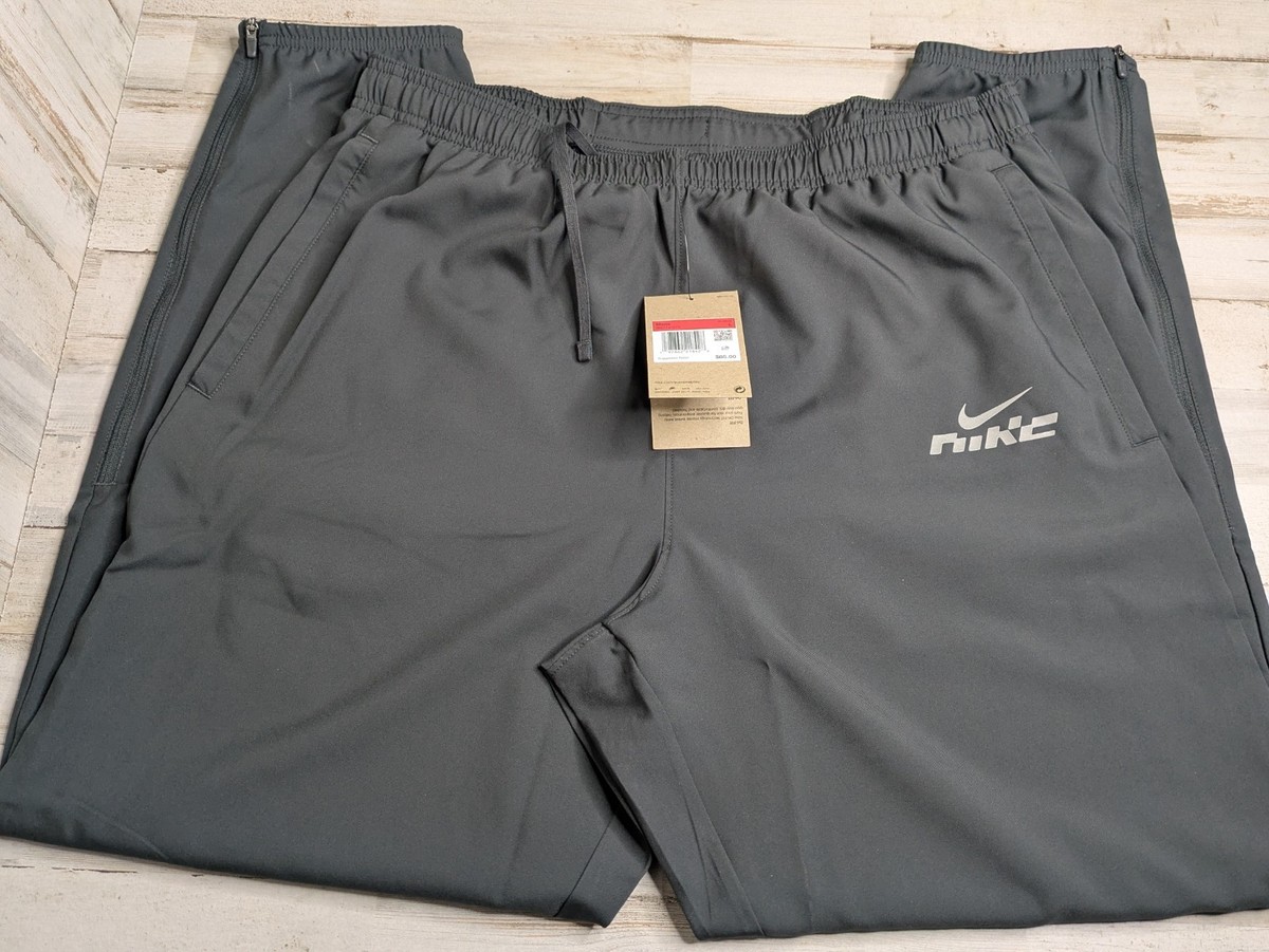 Nike Men's Challenger Flash Dri-FIT Woven Running Pants Grey Sz