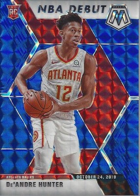 2019-20 Panini Mosaic Mosaic Blue #266 De'Andre Hunter /99 - BSK