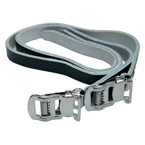 Классические кожаные ремешки Soma на один носок Черные Пара 6690₽