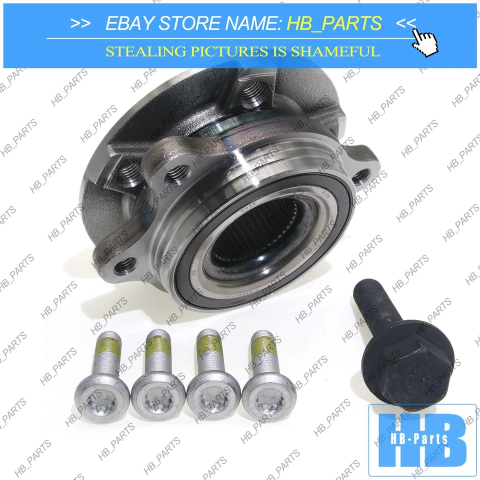 原始设备制造商一对前/后轮毂轴承组件适用于奥迪 A5 A6 A7 A8 A4 S4 S5 S6 — 第 3/4 张图片