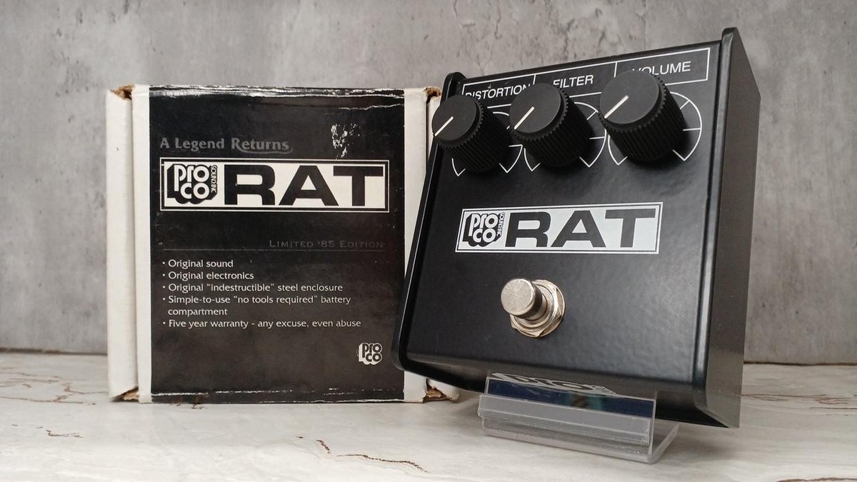 PROCO RAT WHITE FACE 85 REISSUE EFFECTOR 741247 | eBay
