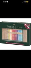 Faber-Castell Leather Roll of 30 Polychromos Blendable Lightfast Drawing