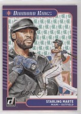 2021 Panini Donruss Diamond Kings Liberty Starling Marte #17 0b3