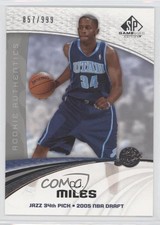 2005-06 SP Game Used Edition Rookie Authentics 857/999 CJ Miles #129 0c2