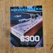 Marantz Model 6300 Turntable Dealer Brochure ...